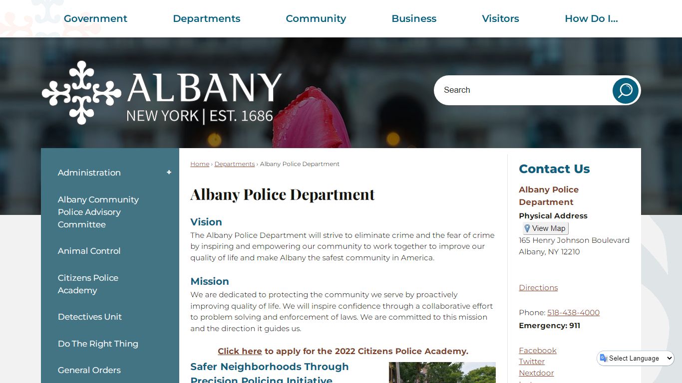 Albany Police Department | Albany, NY